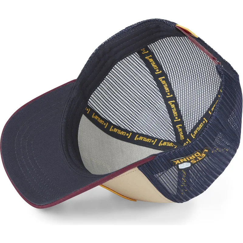 kasketter-buet-beige-snapback-b52-cocktails-af-capslab