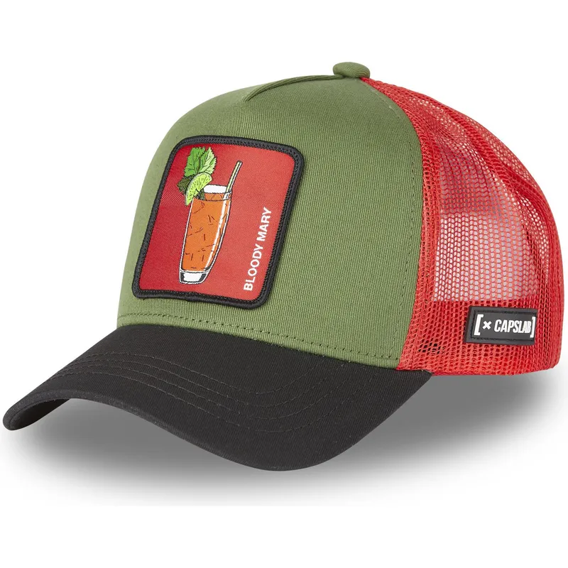 kasketter-buet-gron-snapback-bloody-mary-cocktails-af-capslab
