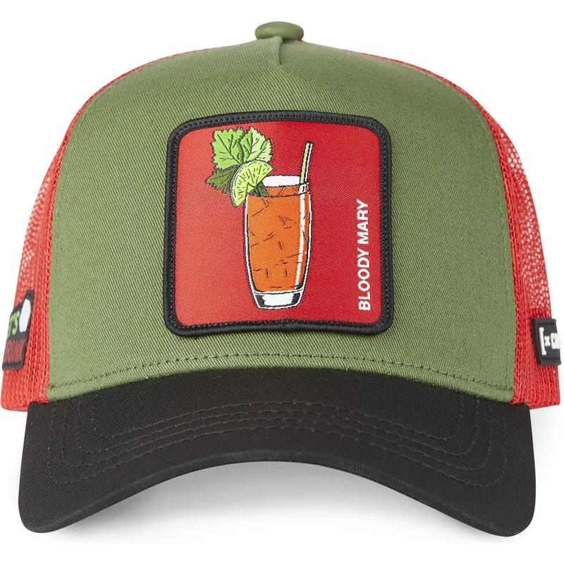 kasketter-buet-gron-snapback-bloody-mary-cocktails-af-capslab