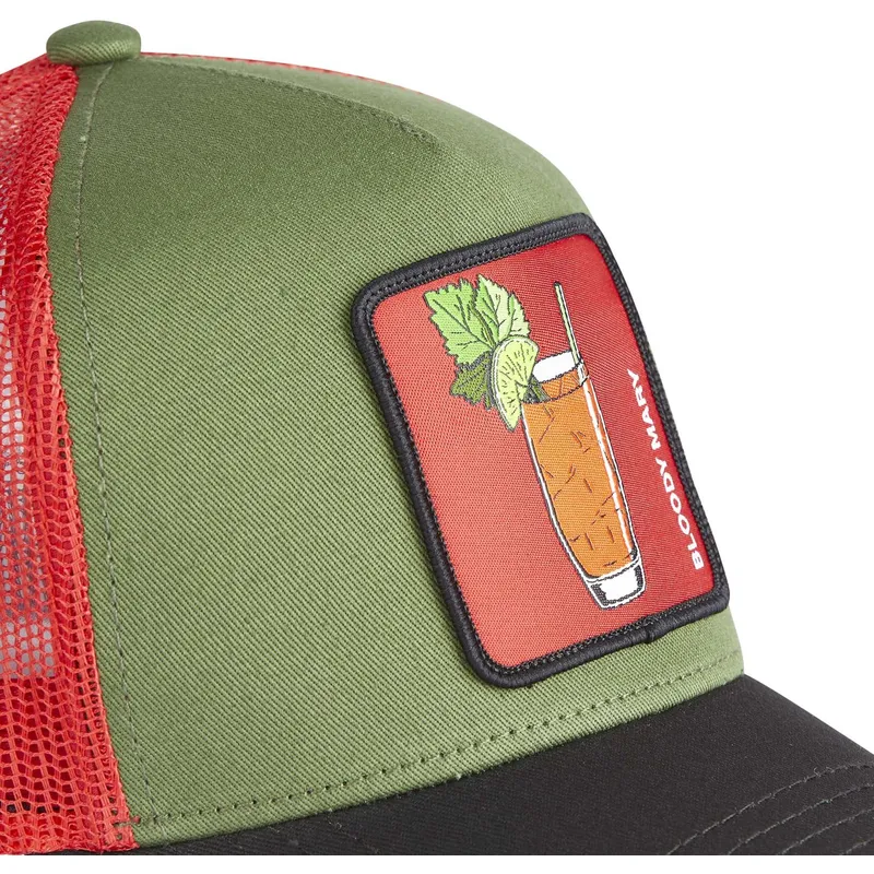 kasketter-buet-gron-snapback-bloody-mary-cocktails-af-capslab