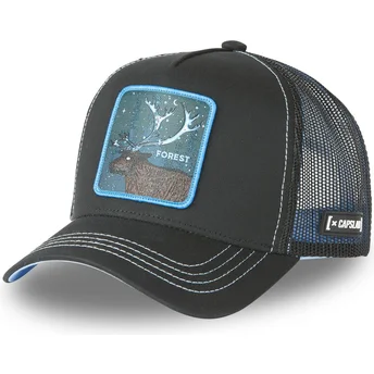 Capslab Deer Forest CAS2 FOR1 Fantastiske Dyr Sort Trucker Hat