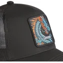 sort-trucker-kasket-med-drage-samurai-dra1-beasts-fra-capslab