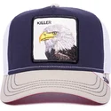 marinebla-og-hvid-trucker-kasket-med-orn-killer-mv-predator-the-farm-mvp-fra-goorin-bros