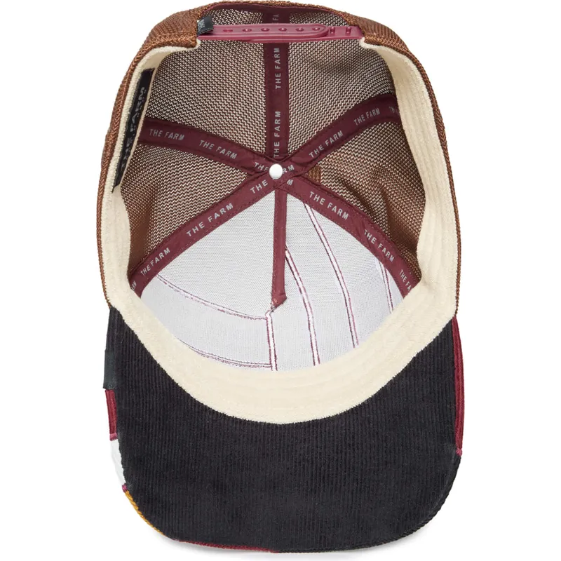 trucker-kasket-multifarvet-panda-rod-cute-dorbz-the-farm-patchwork-fra-goorin-bros