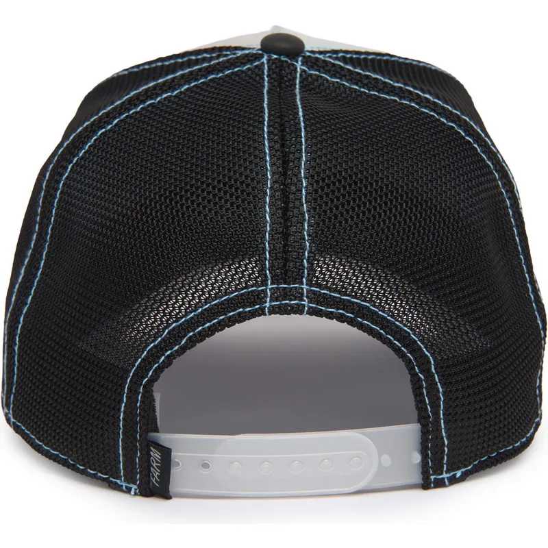 trucker-kasket-gra-og-sort-medusa-dangerous-go-away-the-farm-deep-sea-fra-goorin-bros