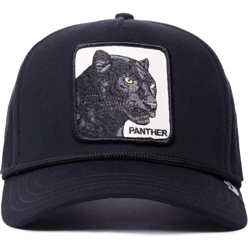 sort-snapback-kasket-med-buet-skygge-panter-panther-100-the-farm-all-over-canvas-fra-goorin-bros