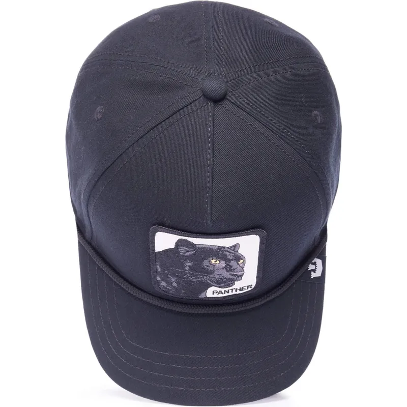 sort-snapback-kasket-med-buet-skygge-panter-panther-100-the-farm-all-over-canvas-fra-goorin-bros