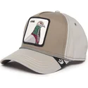 gra-buet-snapback-kasket-med-due-homie-pigeon-100-the-farm-all-over-canvas-fra-goorin-bros
