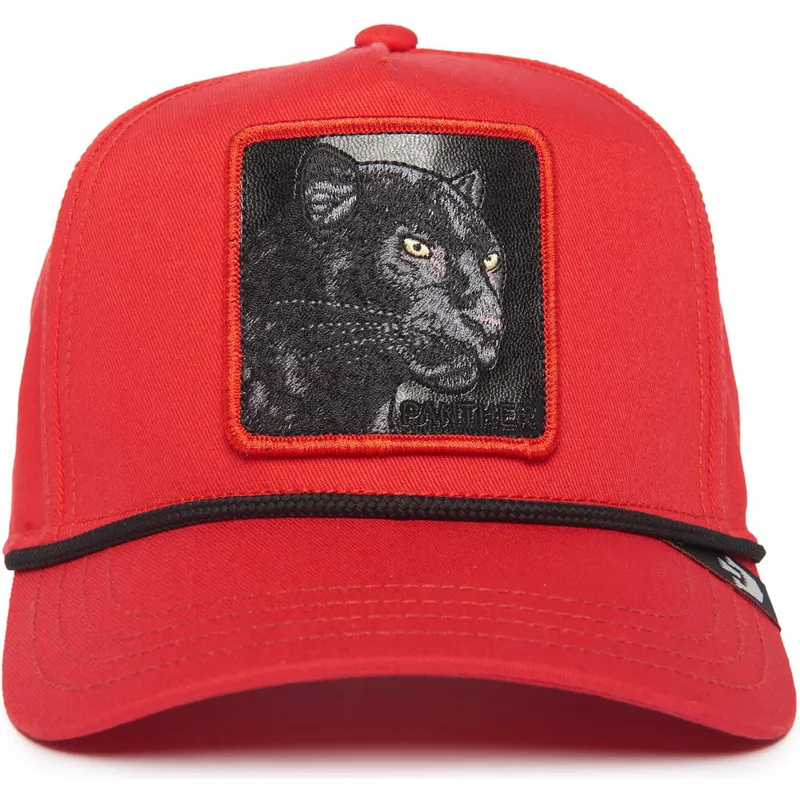 rod-kurvet-snapback-kasket-med-panter-panther-100-the-farm-all-over-canvas-fra-goorin-bros