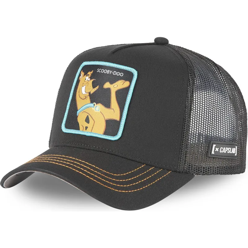 kasketter-buet-sort-snapback-scooby-doo-scooby-doo-af-capslab