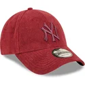 new-era-new-york-yankees-mlb-9forty-rod-justerbar-buet-kasket-med-rodt-logo-i-frotte