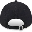justerbar-sort-kurvet-kasket-9twenty-herringbone-fra-new-york-yankees-mlb-fra-new-era