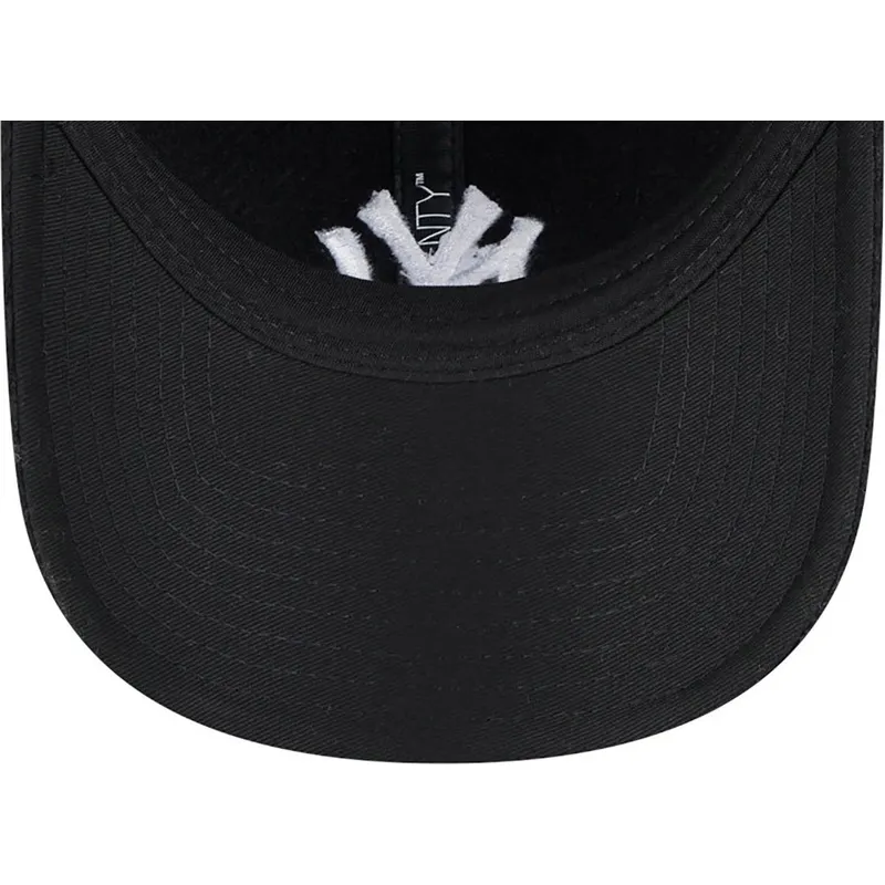 new-era-new-york-yankees-mlb-9twenty-herringbone-justerbar-sort-buet-kasket