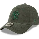 new-york-yankees-mlb-new-era-9forty-gron-justerbar-buet-kasket-med-gront-logo-i-frotte