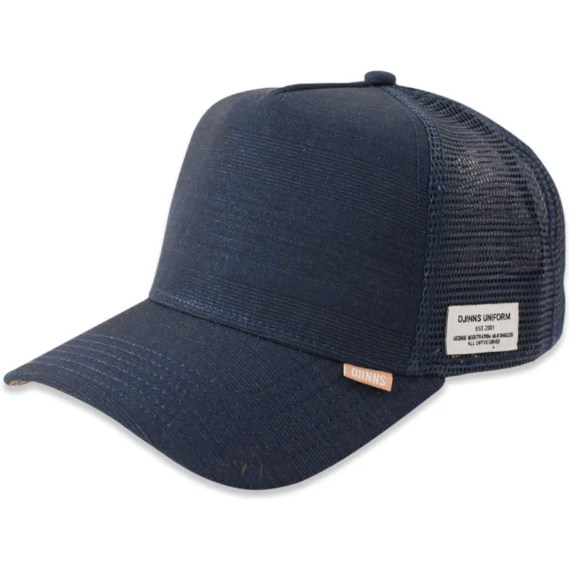 gorra-trucker-marinebla-hft-glencheck-fra-djinns