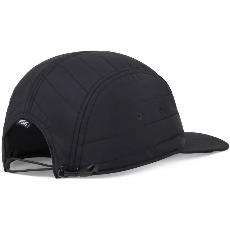 sort-justerbar-flat-cap-puffy-nylon-fra-djinns
