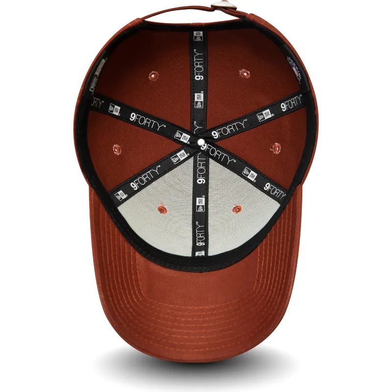kasketter-buet-brun-justerbar-rem-9forty-league-essential-fra-new-york-yankees-mlb-af-new-era