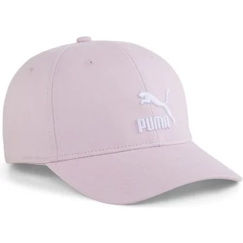Justerbar rosa buet kasket Classics Archive Logo fra Puma