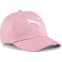 puma-essentials-cat-logo-justerbar-lyserod-buet-kasket-til-born