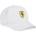 hvid-trucker-kasket-race-fra-ferrari-formel-1-af-puma
