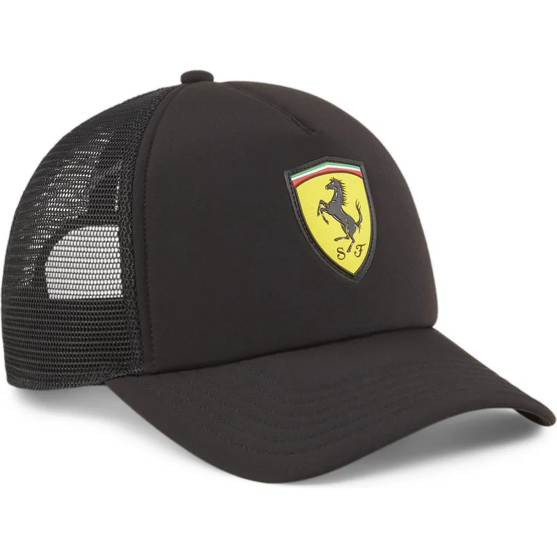 kasketter-buet-sort-snapback-race-fra-ferrari-formula-1-af-puma