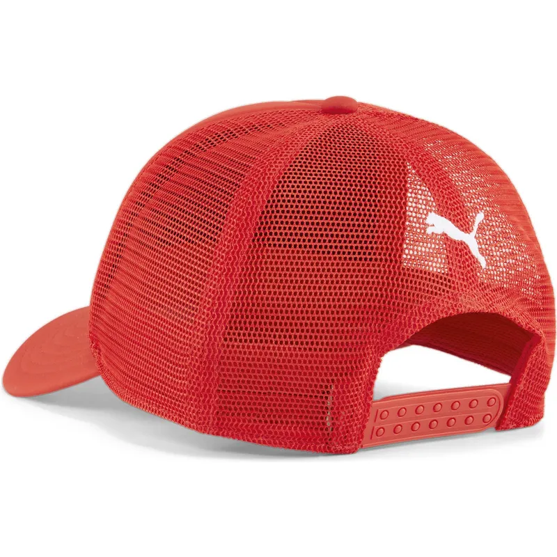 kasketter-buet-rod-snapback-race-fra-ferrari-formula-1-af-puma
