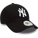 justerbar-sort-kurvet-kasket-9twenty-league-essential-fra-new-york-yankees-mlb-fra-new-era