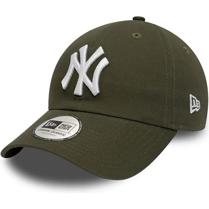 gron-justerbar-curved-kasket-9twenty-league-essential-fra-new-york-yankees-mlb-fra-new-era