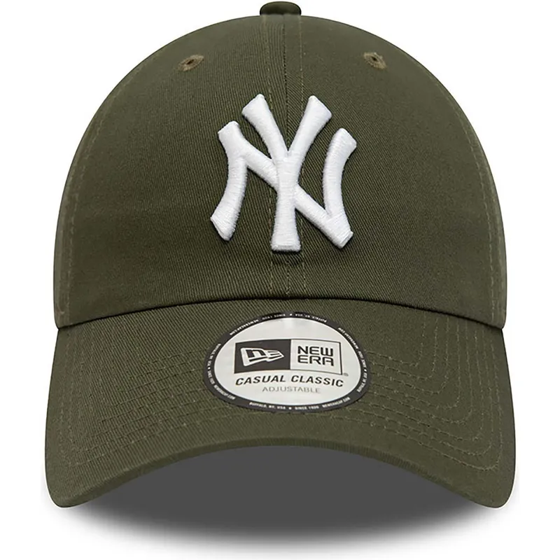 gron-justerbar-curved-kasket-9twenty-league-essential-fra-new-york-yankees-mlb-fra-new-era