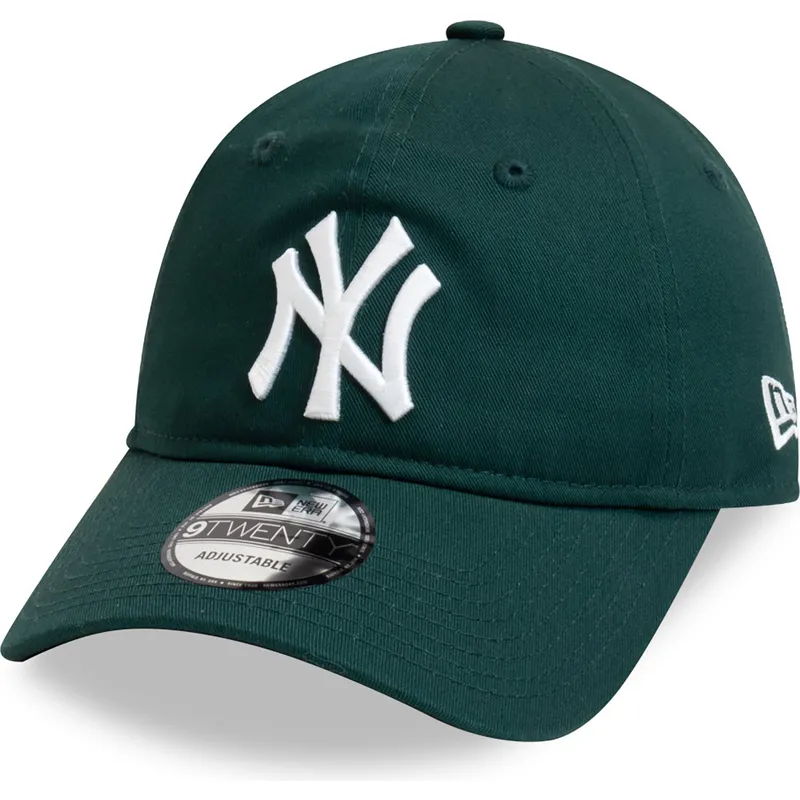 morkegron-justerbar-curved-kasket-9twenty-league-essential-fra-new-york-yankees-mlb-fra-new-era