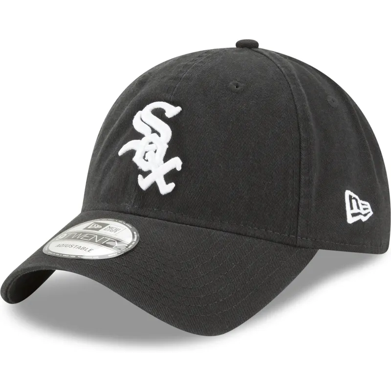 sort-justerbar-buet-kasket-9twenty-core-classic-fra-chicago-white-sox-mlb-fra-new-era