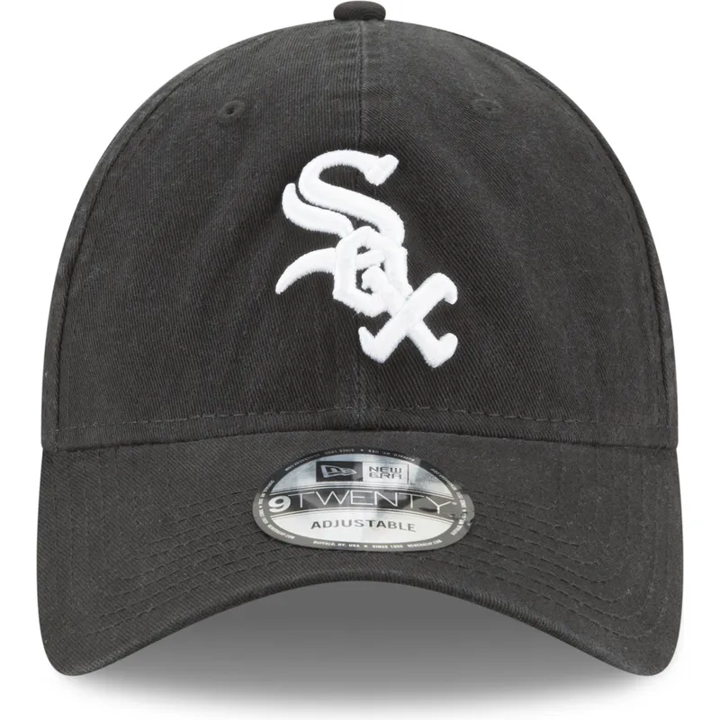 sort-justerbar-buet-kasket-9twenty-core-classic-fra-chicago-white-sox-mlb-fra-new-era