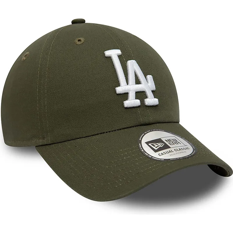 gron-justerbar-kurvet-kasket-9twenty-league-essential-fra-los-angeles-dodgers-mlb-fra-new-era