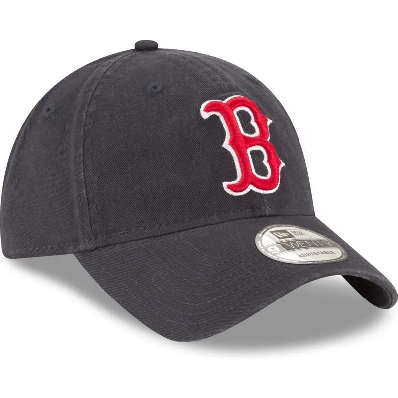 justerbar-marinebla-buet-kasket-9twenty-core-classic-fra-boston-red-sox-mlb-fra-new-era