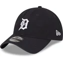 justerbar-marinebla-buet-kasket-9twenty-core-classic-fra-detroit-tigers-mlb-fra-new-era