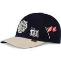 djinns-curved-brim-anniversary-truefit-navy-blue-and-beige-adjustable-cap