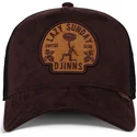 gorra-trucker-brun-og-sort-lazy-classic-hft-fra-djinns