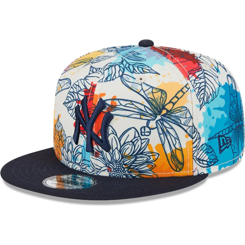 kasketter-flad-multicolor-snapback-9fifty-spring-fra-new-york-yankees-mlb-af-new-era