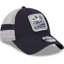 kasketter-buet-marinebla-snapback-9twenty-stripe-fra-new-york-yankees-mlb-af-new-era
