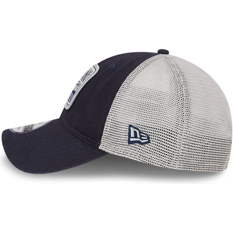 kasketter-buet-marinebla-snapback-9twenty-stripe-fra-new-york-yankees-mlb-af-new-era
