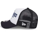 hvid-og-marinebla-9forty-a-frame-team-new-york-yankees-mlb-trucker-kasket-fra-new-era