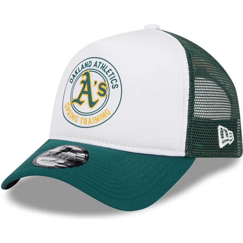 kasketter-buet-gron-snapback-9forty-a-frame-circle-fra-oakland-athletics-mlb-af-new-era