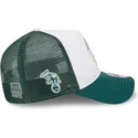 hvid-og-gron-9forty-a-frame-circle-trucker-cap-fra-oakland-athletics-mlb-fra-new-era
