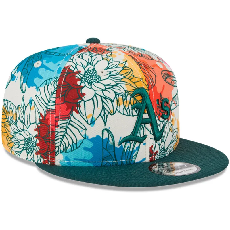 kasketter-flad-multicolor-snapback-9fifty-spring-fra-oakland-athletics-mlb-af-new-era kasketter-flad-multicolor-snapback-9fifty-spring-fra-oakland-athletics-mlb-af-new-era