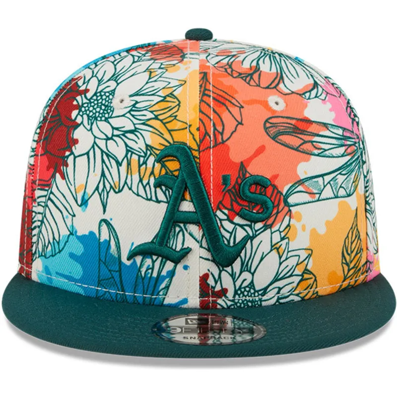 kasketter-flad-multicolor-snapback-9fifty-spring-fra-oakland-athletics-mlb-af-new-era kasketter-flad-multicolor-snapback-9fifty-spring-fra-oakland-athletics-mlb-af-new-era