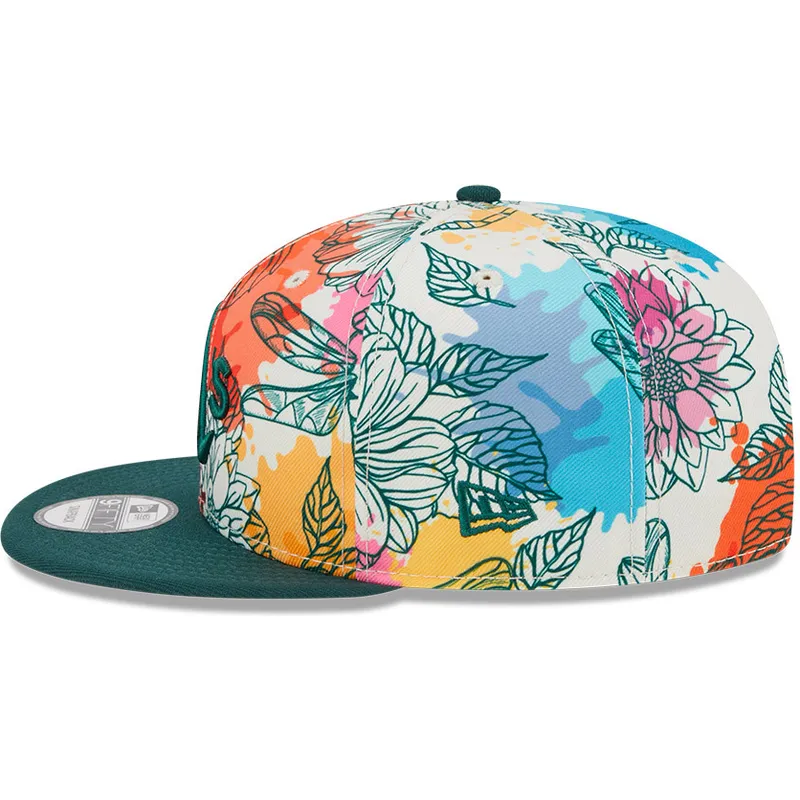 kasketter-flad-multicolor-snapback-9fifty-spring-fra-oakland-athletics-mlb-af-new-era kasketter-flad-multicolor-snapback-9fifty-spring-fra-oakland-athletics-mlb-af-new-era