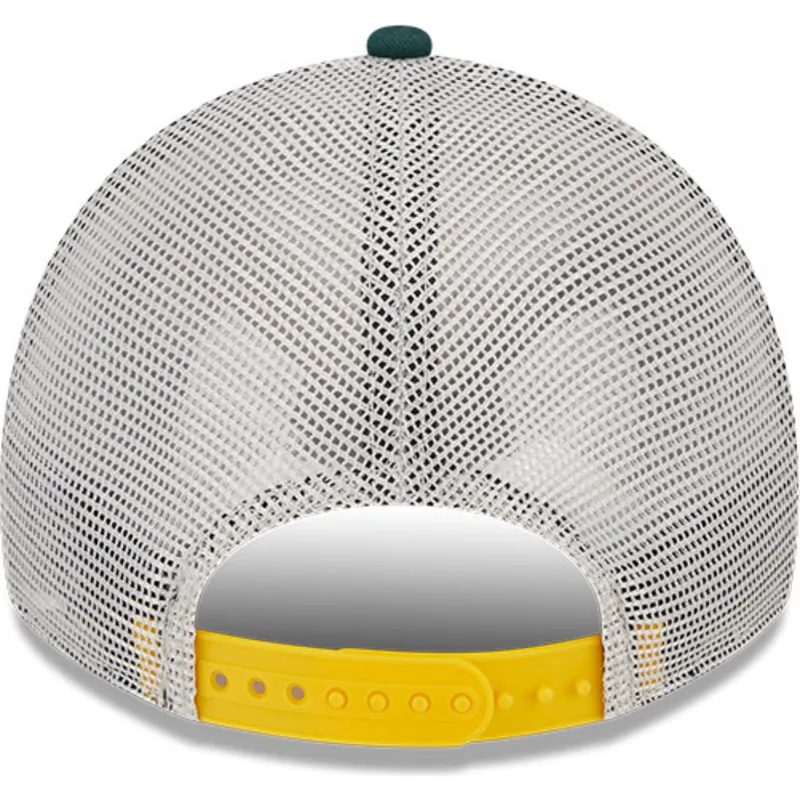 kasketter-buet-gron-snapback-9twenty-stripe-fra-oakland-athletics-mlb-af-new-era