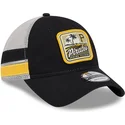 sort-og-hvid-pittsburgh-pirates-mlb-9twenty-stripe-trucker-cap-fra-new-era