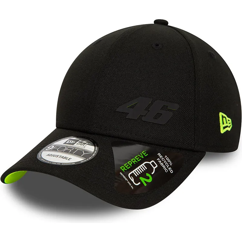 kasketter-buet-sort-justerbar-rem-9forty-repreve-fra-valentino-rossi-vr46-motogp-af-new-era kasketter-buet-sort-justerbar-rem-9forty-repreve-fra-valentino-rossi-vr46-motogp-af-new-era