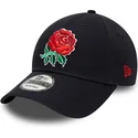 kasketter-buet-marinebla-justerbar-rem-9forty-core-fra-england-rugby-rfu-af-new-era